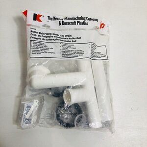 Roller Ball Plastic Bath Tub Drain Keeney New